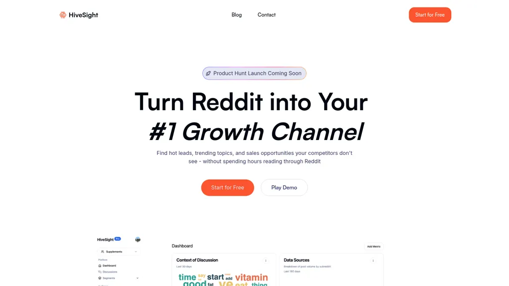 HiveSight website