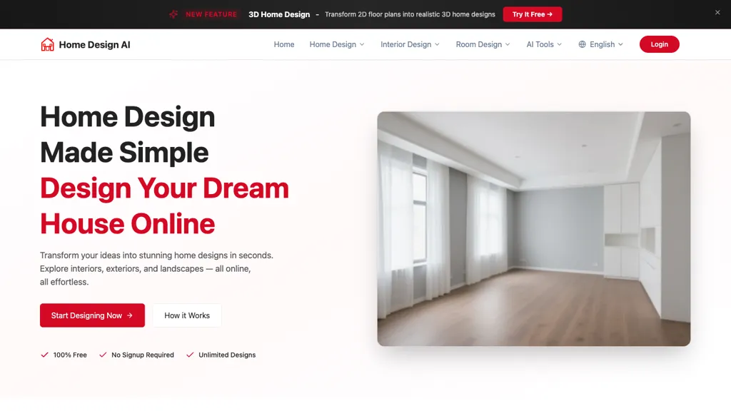 Home Design AI AI tool screenshot