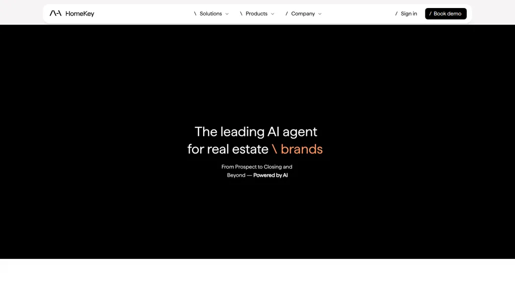 homekey.ai AI tool screenshot
