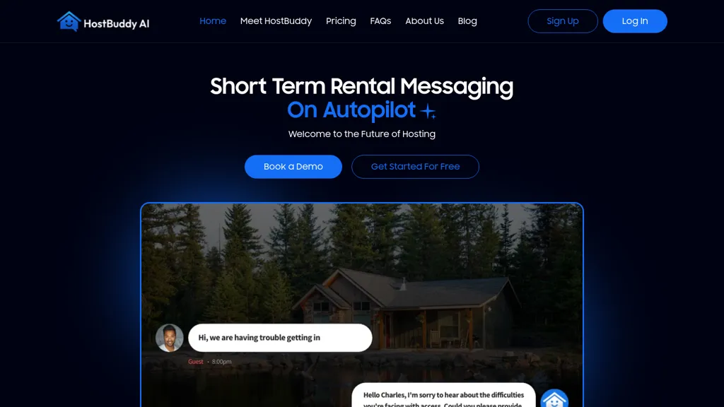 Hostbuddy ai website