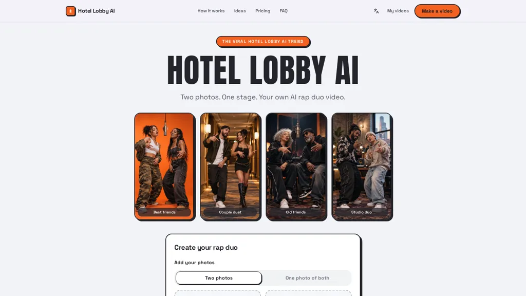 Hotel Lobby AI screenshot