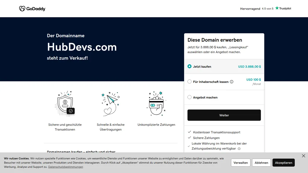 Hubdevs AI tool screenshot