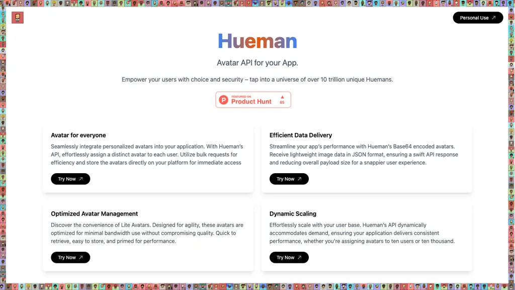 HueMan website