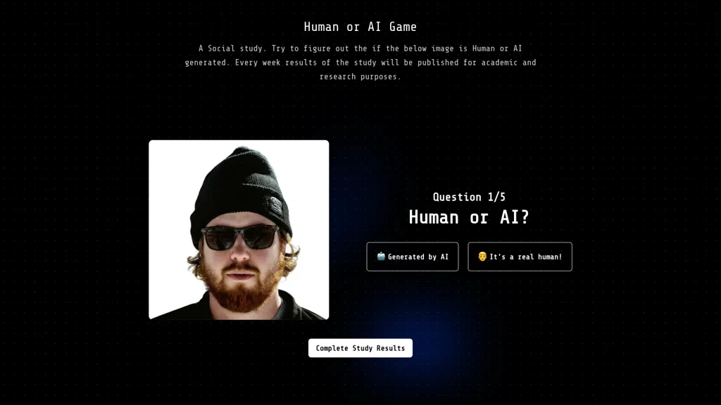 Human or AI website