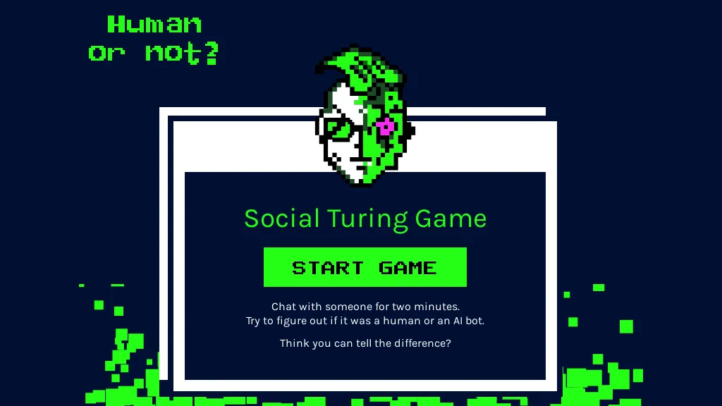 Human or Not: A Social Turing Game website