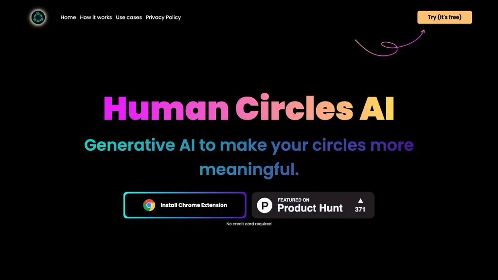 HumanCircles.AI website