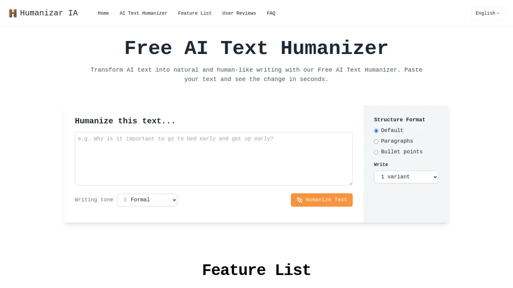Humanizar IA website