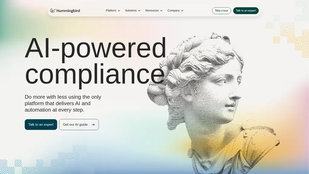 Hummingbird AI tool screenshot