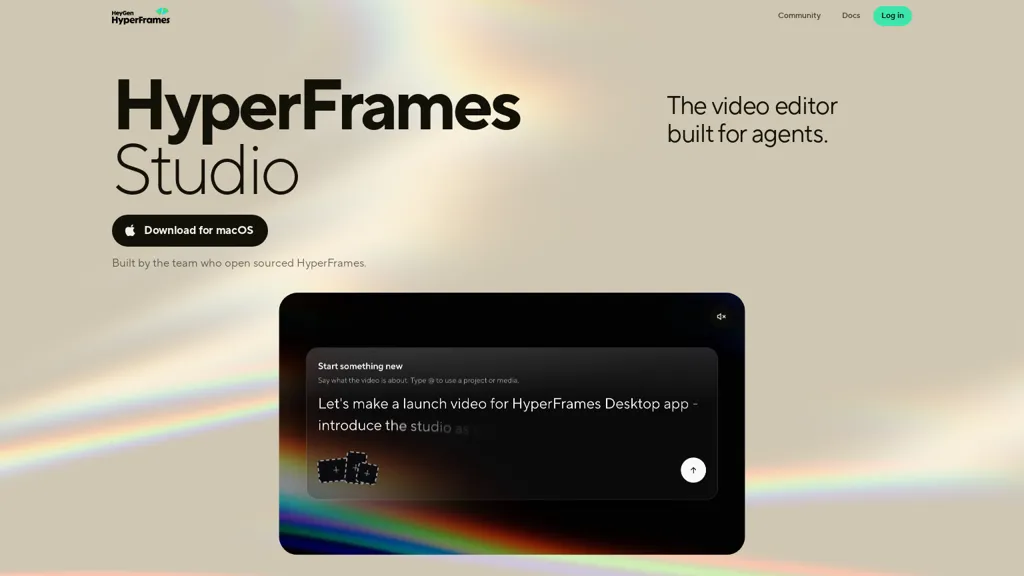 Hyperframes screenshot