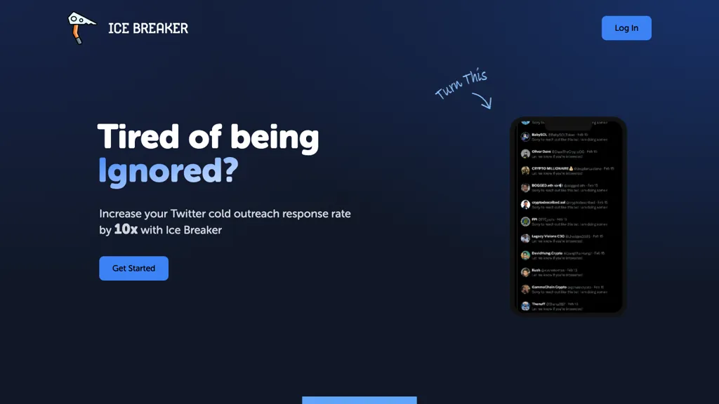 Ice Breaker website