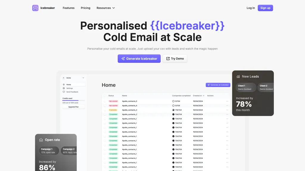 Icebreaker website
