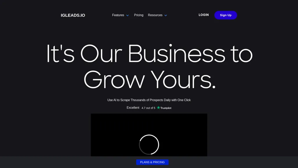IGLeads website