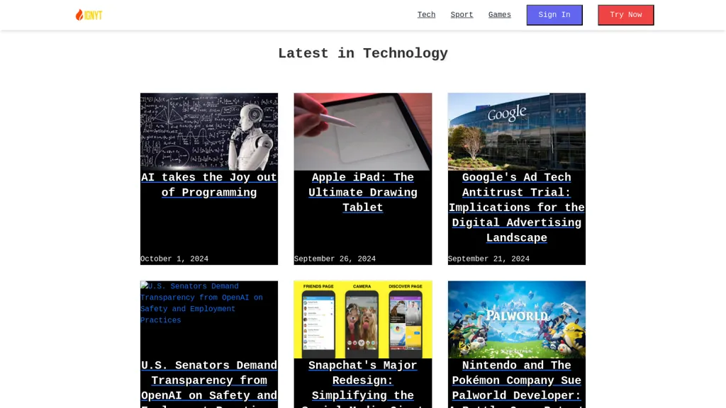 Ignyt Learning website