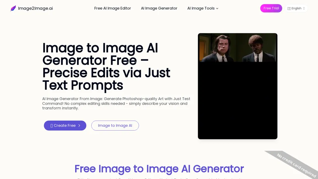 Image to Image AI AI tool screenshot