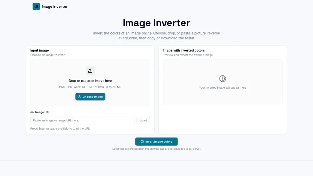 Image Inverter screenshot