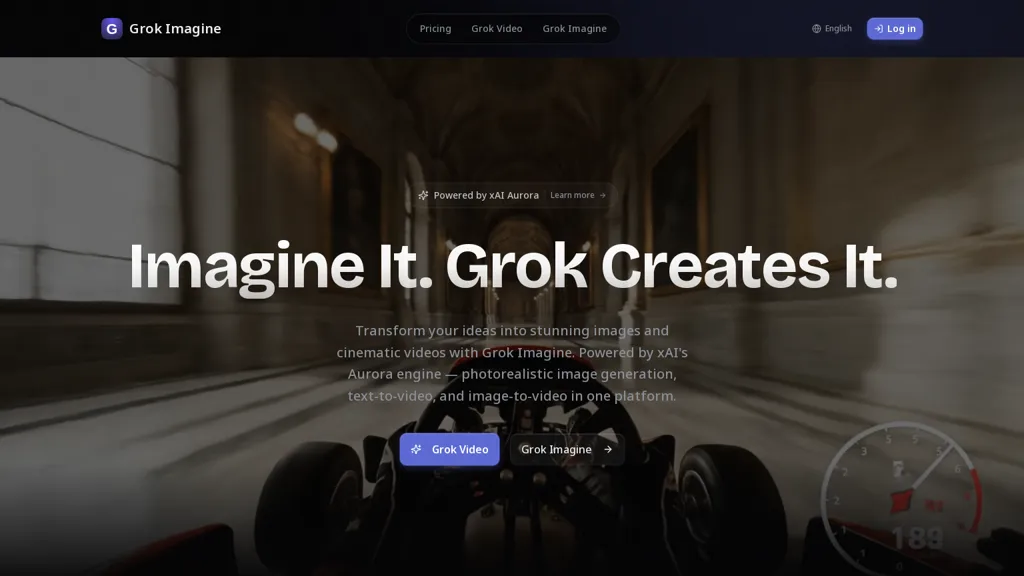 imagine-grok.com AI tool screenshot