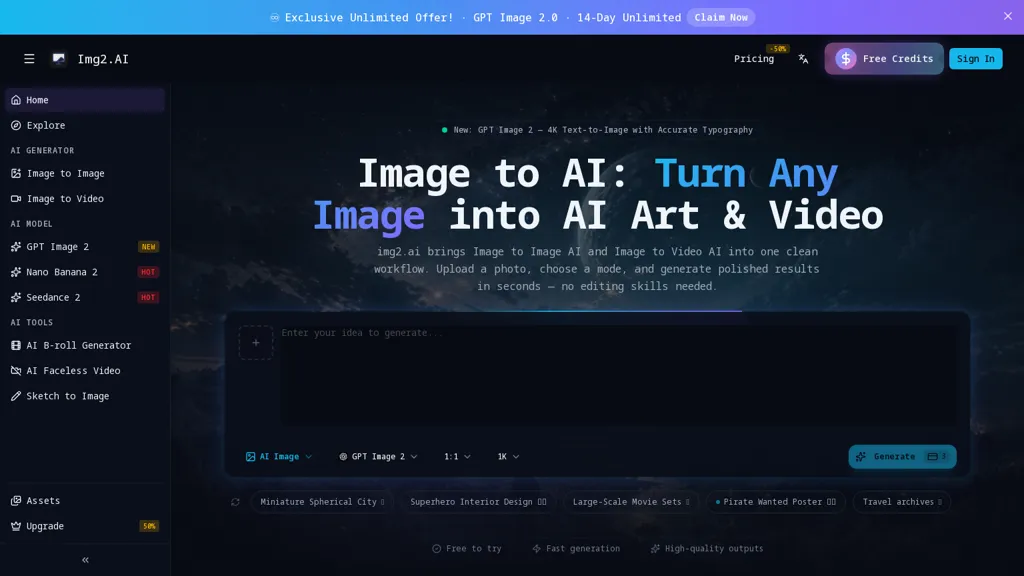 IMG2.ai alternatives and competitors