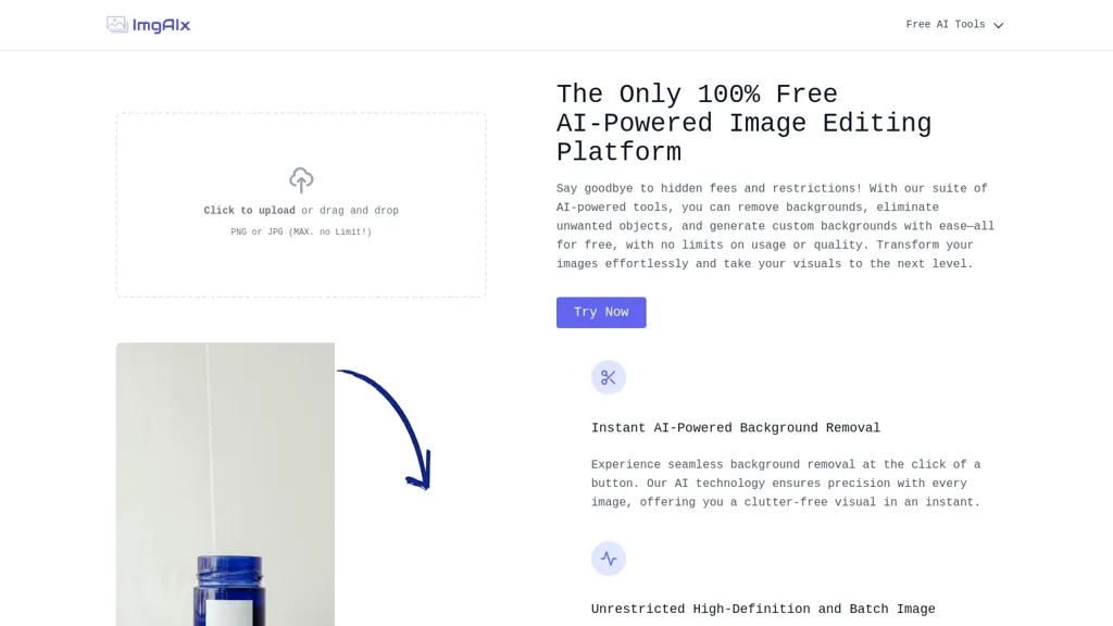 Imgaix.com website