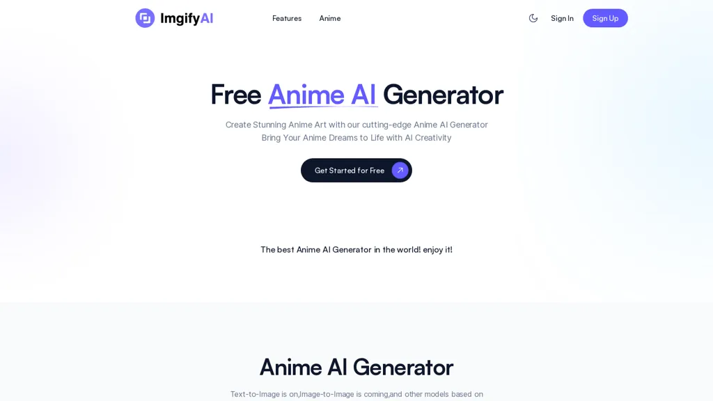 ImgifyAI website