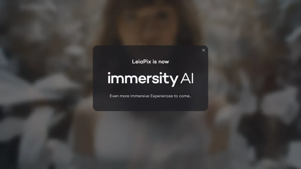 Immersity.ai website