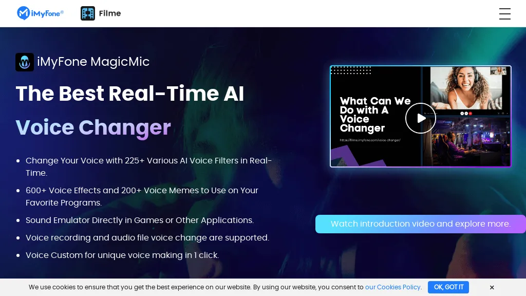  iMyFone MagicMic website