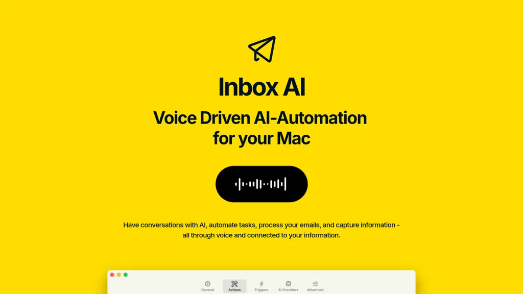 Inbox AI website