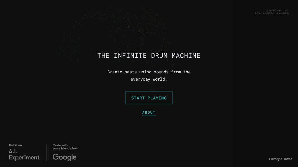 Infinite Drum Machine website