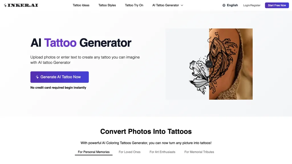 Inker AI AI tool screenshot