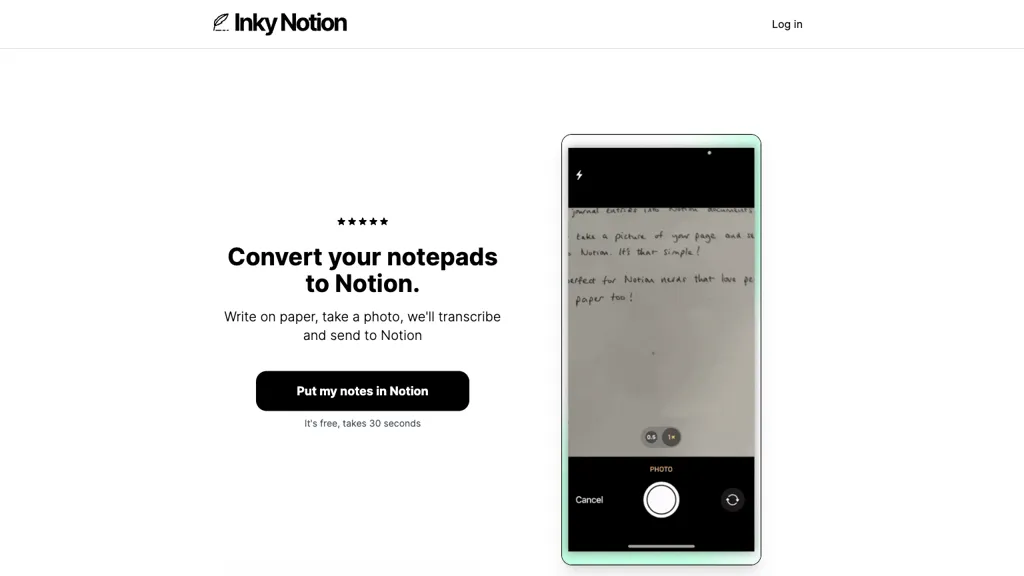 Inky Notion website