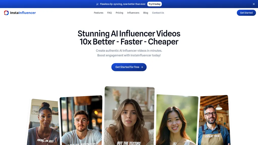 InstaInfluencer website