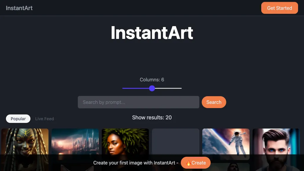 InstantArt website