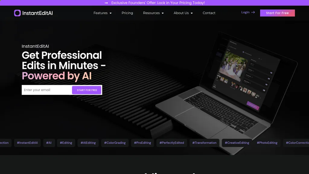 InstantEditAI website
