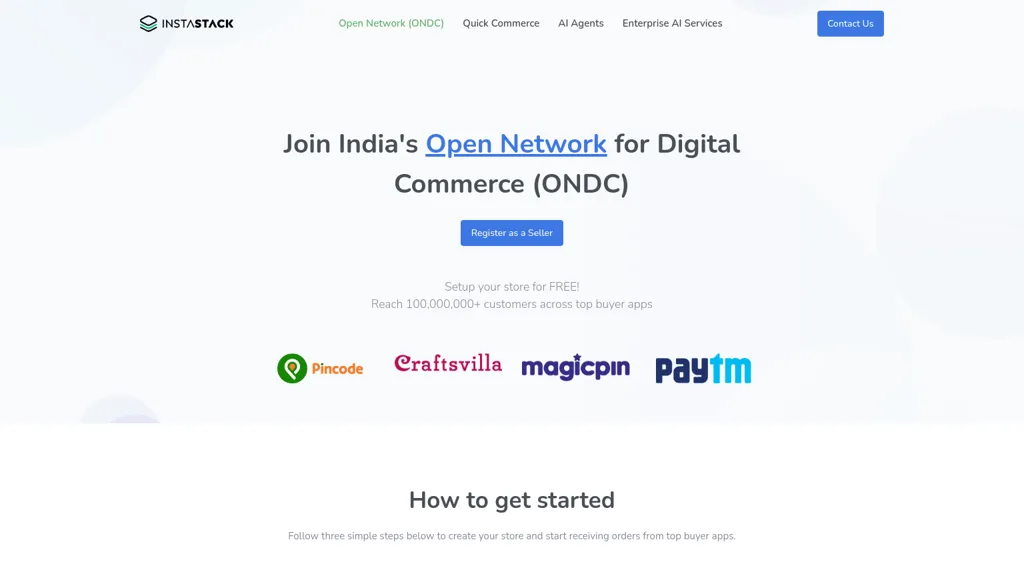 Instastack website
