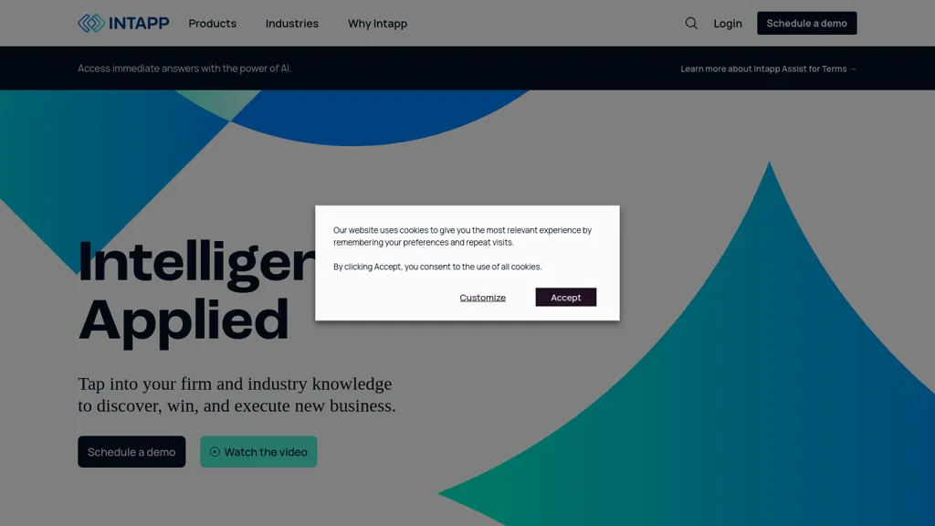 Intapp website