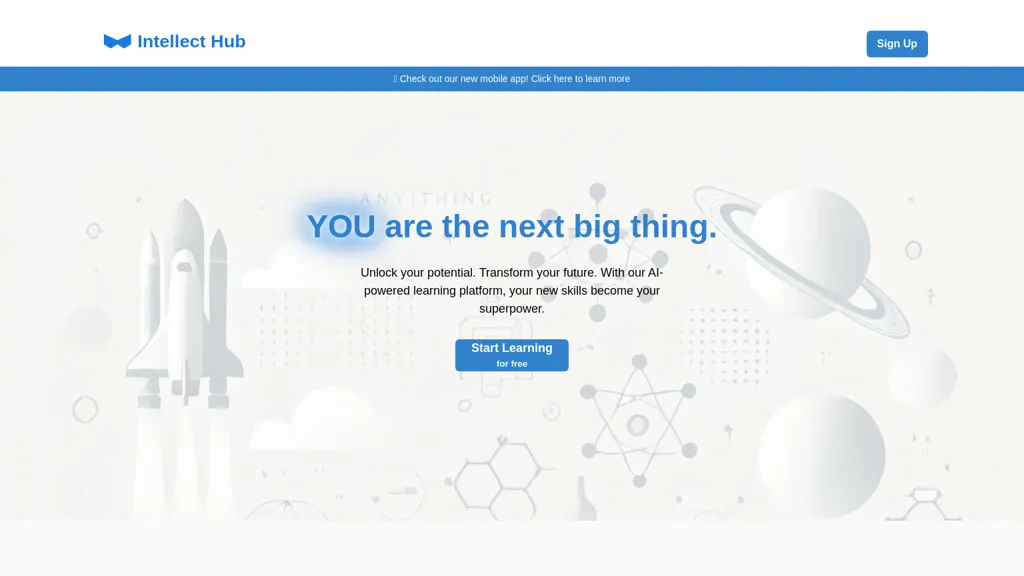 Intellect Hub website