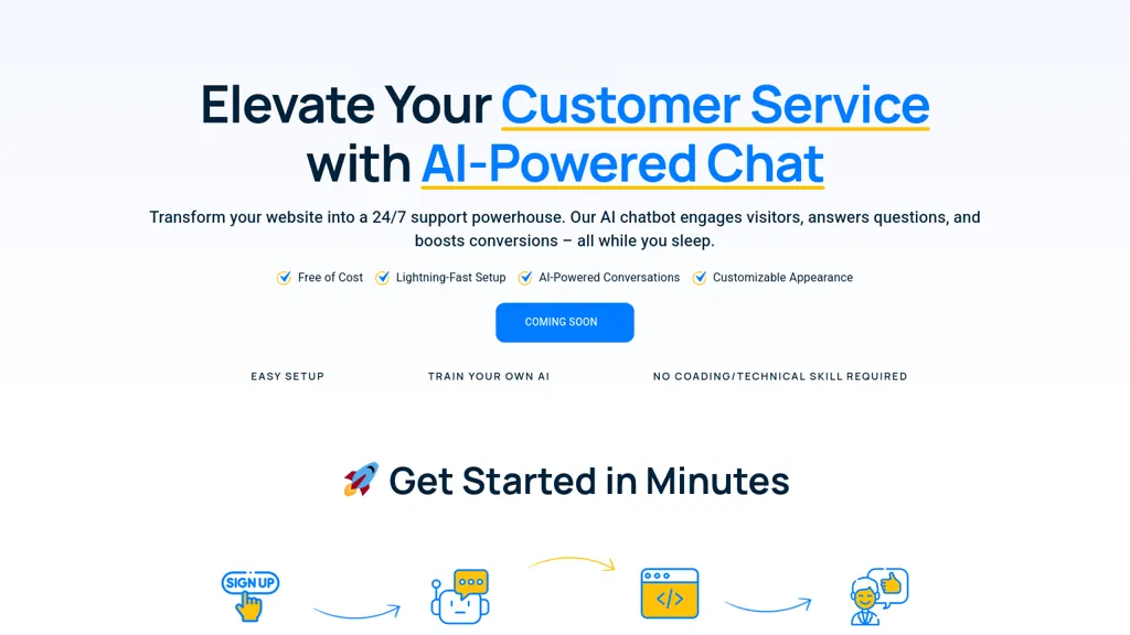IntelliChat website