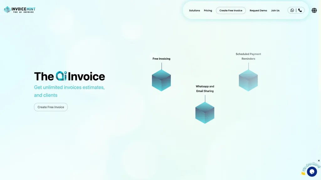 Invoicemint AI tool screenshot