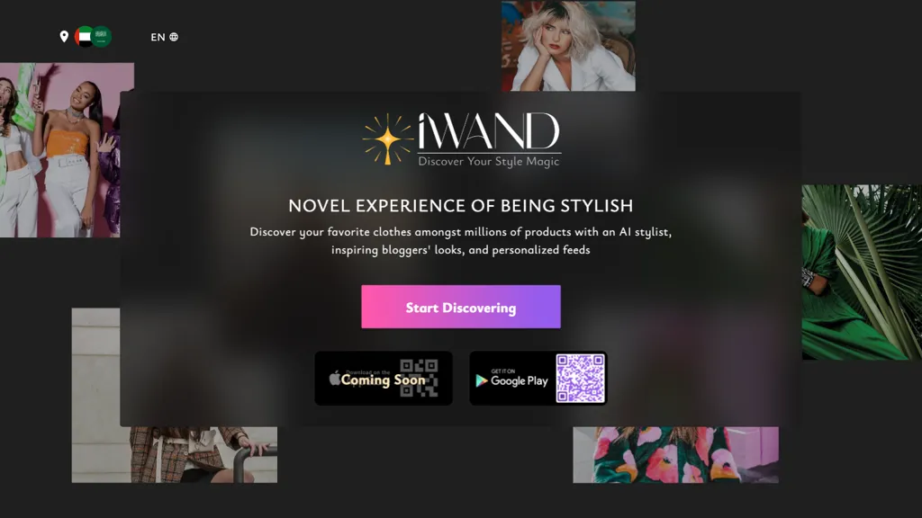 Iwand style website