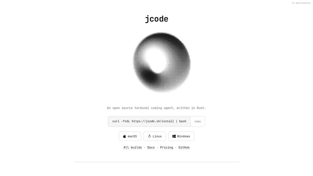 Jcode.sh AI tool screenshot