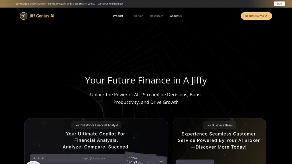 Jiff Genius website