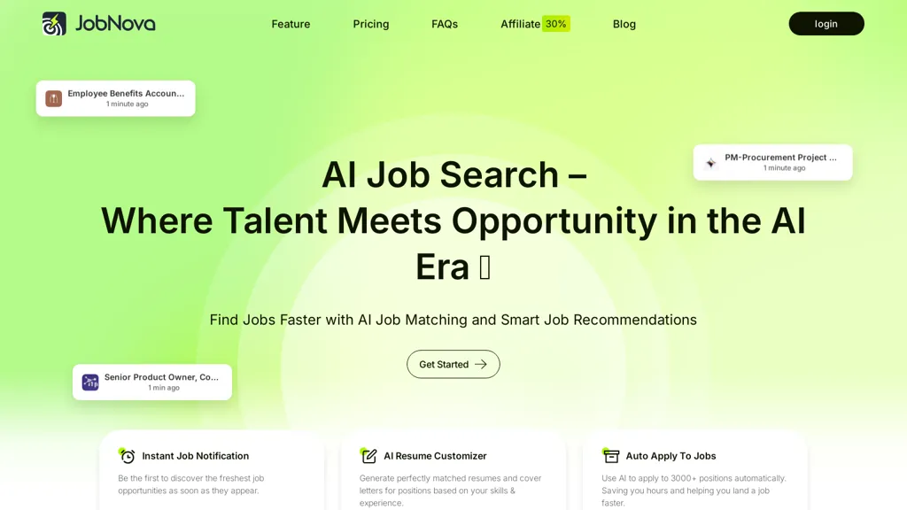 Jobnova.ai alternatives and competitors