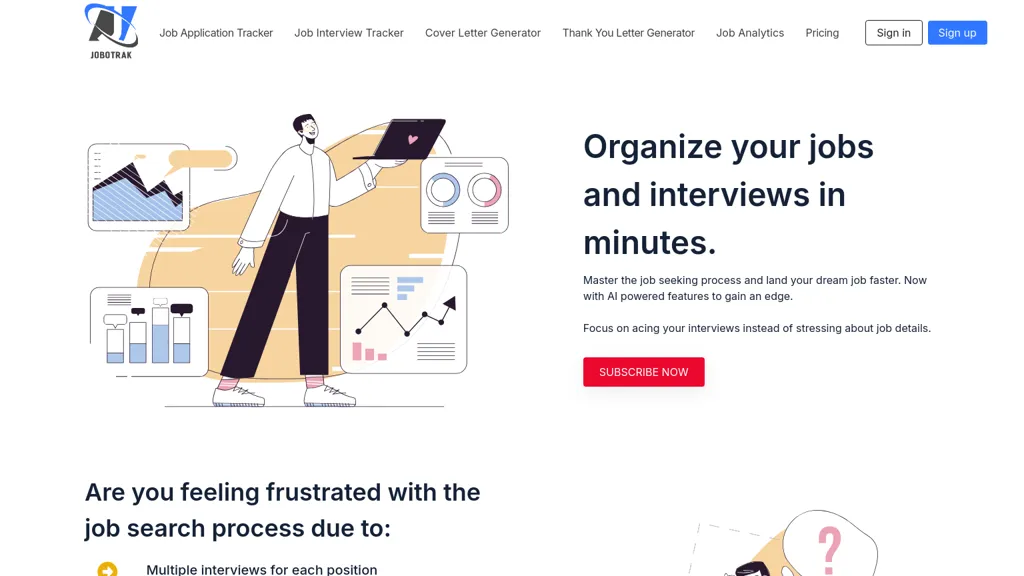 Jobotrak website