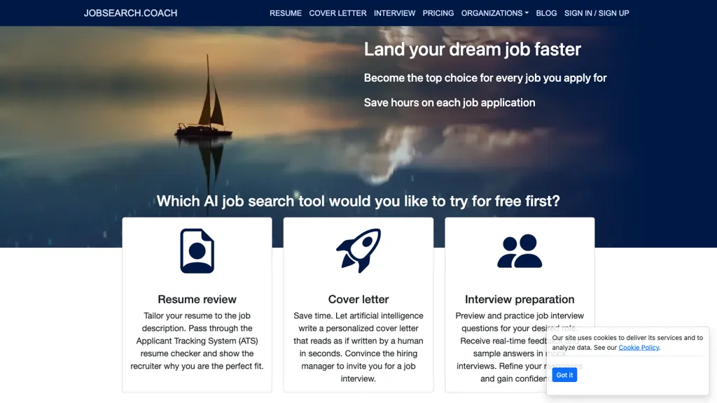 JobSearch.Coach website
