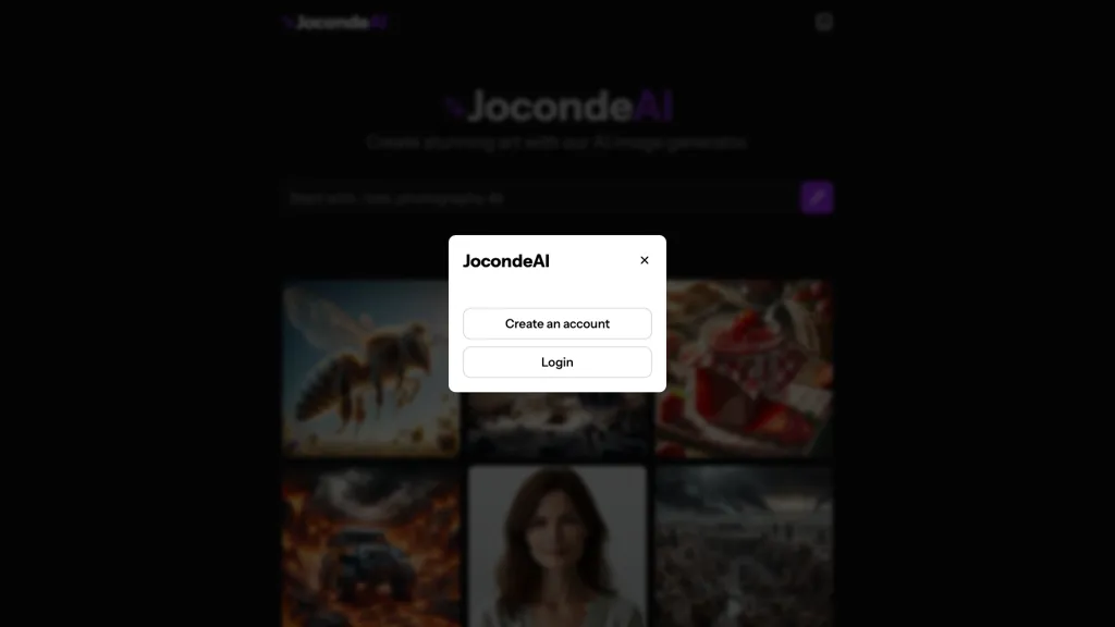JocondeAI website