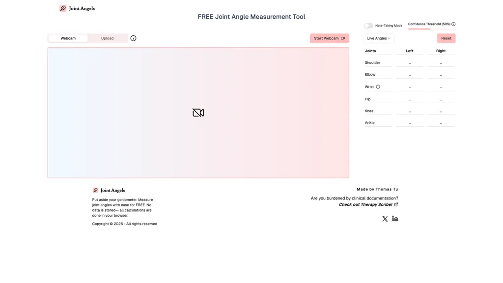 Joint Angels AI tool screenshot