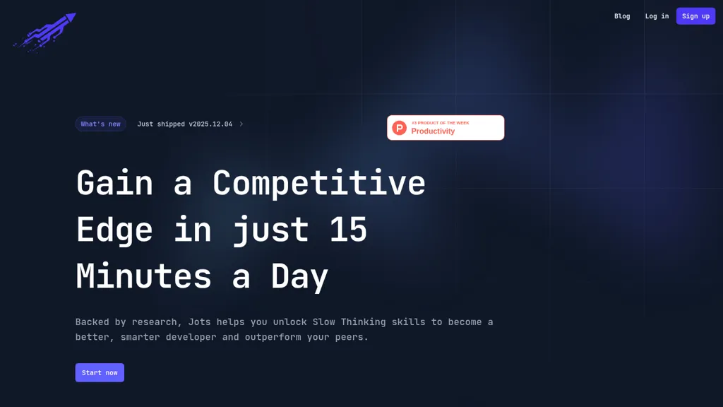 Jots AI tool screenshot