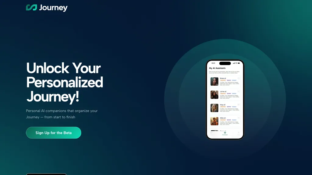 Journey.ai website