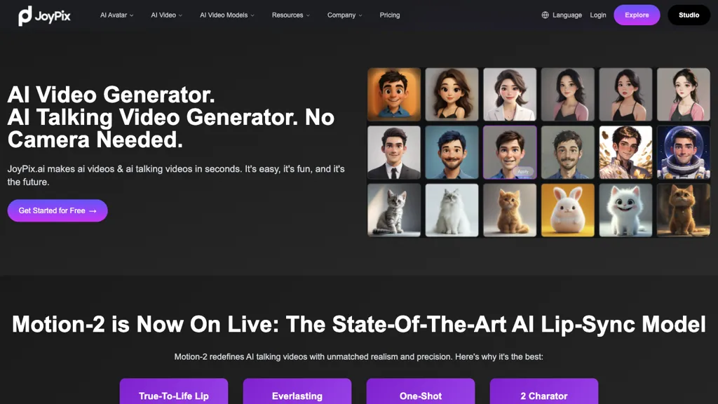 JoyPix.ai AI tool screenshot