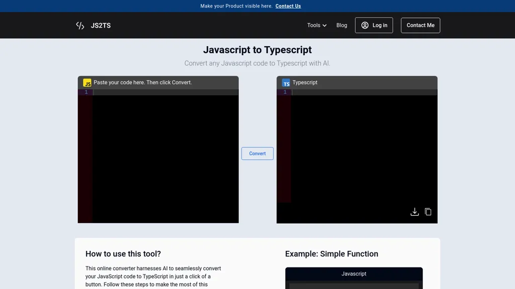 JS2TS website