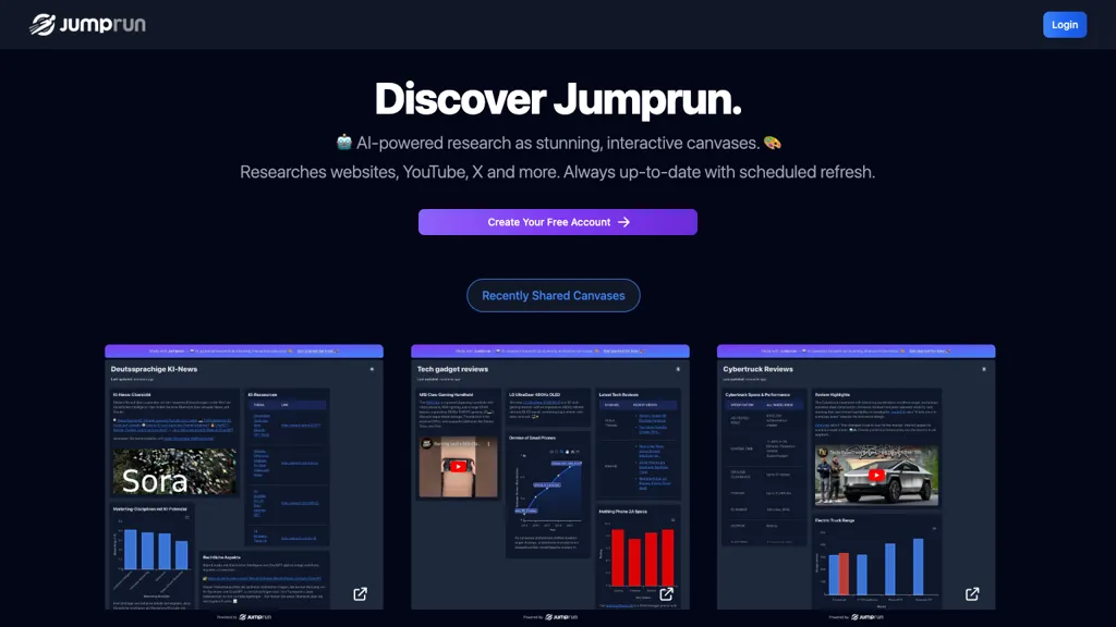 Jumprun website